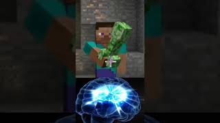 galaxy brain meme in minicraft #memes #shorts #minecraft