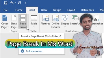 Page Break In Ms Word ll Sanchore Ka l Sanchore news #computerwallahalp #computer2022