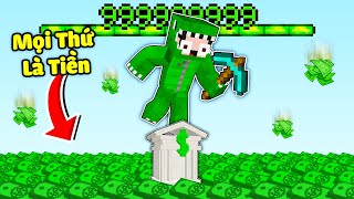 MINECRAFT BEDWARS, NHƯNG MỌI THỨ LÀ TIỀN VÔ HẠN TRAO ĐỔI VŨ KHÍ SIÊU MẠNH TROLL NOOB TEAM