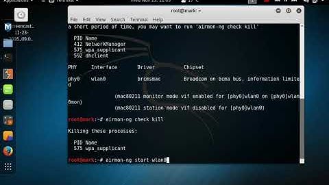 How to enable and disable monitor mode in Kali Linux