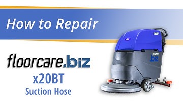 How to Replace the Suction Hose on the floorcare.biz x20BT