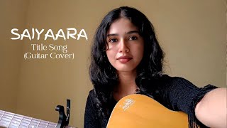 Saiyaara Title Track (Acoustic Guitar Cover) | Female Version | Shrusti Music | Reprise Version | screenshot 4