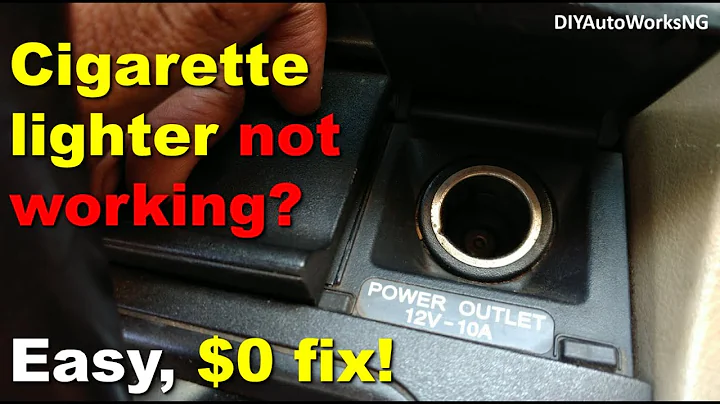 How to Fix a Car Cigarette Lighter (Power Outlet) Not Working: Troubleshoot & Fix