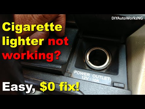 How to Fix a Car Cigarette Lighter (Power Outlet) Not Working: Troubleshoot & Fix