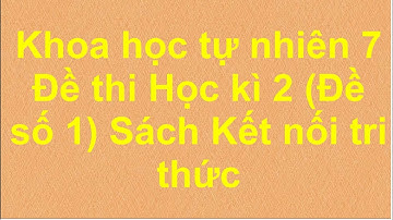 Khoa học tự nhiên 7 Đề thi Học kì 2 Đề số 1 Sách Kết nối tri thức