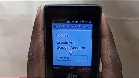 How to create google account in jio phone || how to create G mail account in jio phone ||