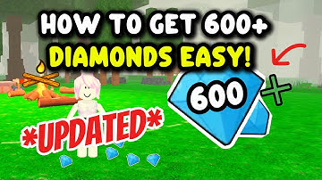 HOW TO GET 600+ DIAMONDS EASY 99 NIGHTS IN THE FOREST ROBLOX