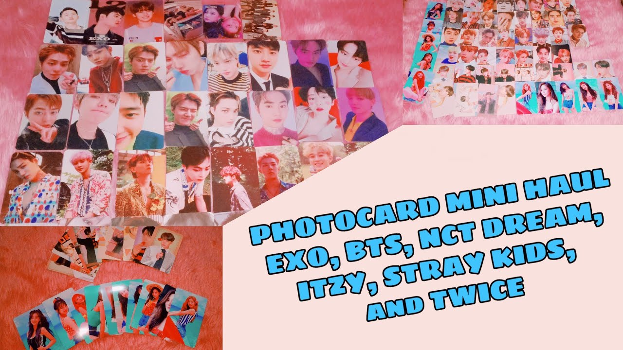 KPOP UNOFFICIAL PHOTOCARD MINI HAUL | EXO, BTS, NCT DREAM, ITZY, STRAY KIDS, and TWICE