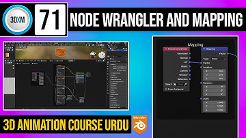 Learn About Blender Mapping Node and Node Wrangler Addon | Class 71 of 3D Animation Course By 3DXM