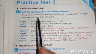 Practice test 3 #  اختبار الورك بوك 3
