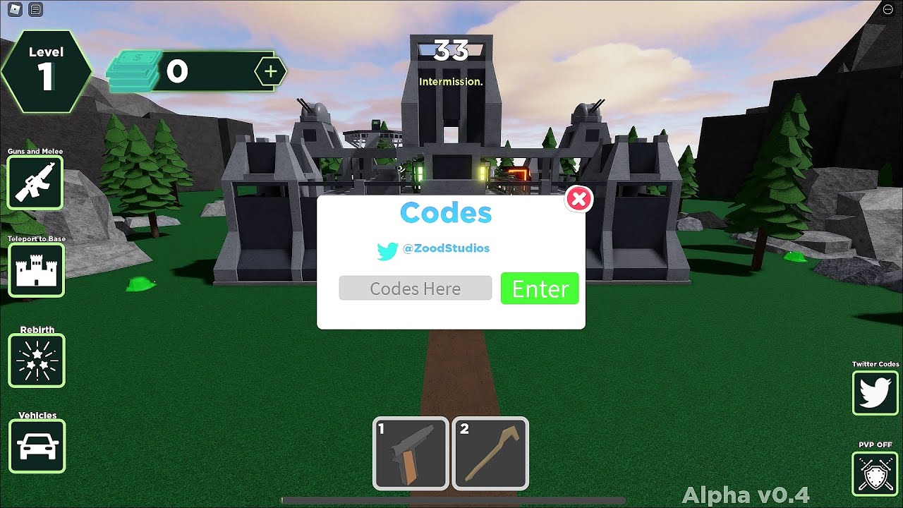 Roblox New Code Rebirth 3 Zombie Defense Tycoon Youtube - pvp tycoon on roblox codes