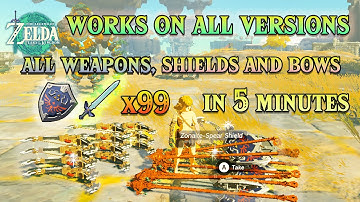 EASIEST, FASTEST weapon, shield, bow Duplication GLITCH  2025 in Tears of the Kingdom All versions