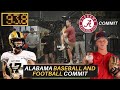 Alabama baseball  football commit hs junior throwing smoke