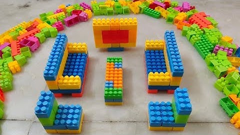 Satisfying DIY Living room ASMR/ Building Blocks/block game/lego building blocks#asmr#buildingblocks