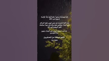 إِنَّا وَجَدْنَاهُ صَابِرًا ۚ نِعْمَ ٱلْعَبْدُ إِنَّهُۥٓ أَوَّابٌ#القارئ رعد الكردي