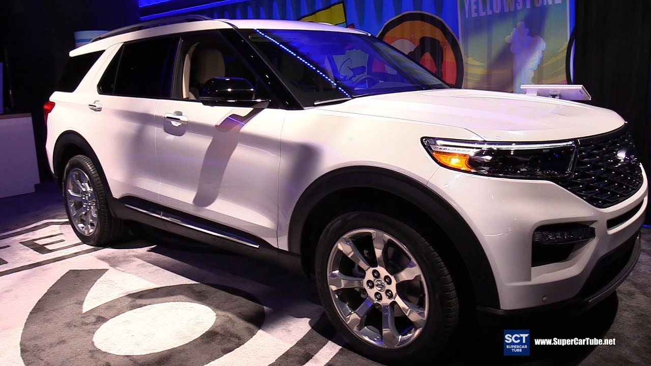 2020 Ford Explorer Platinum Ecoboost Exterior Interior Walkaround 2019 Detroit Auto Show