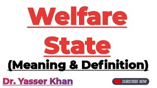 Welfare State | Meaning  Of Welfare State | Definition Of Welfare State | Political Science | UPSC