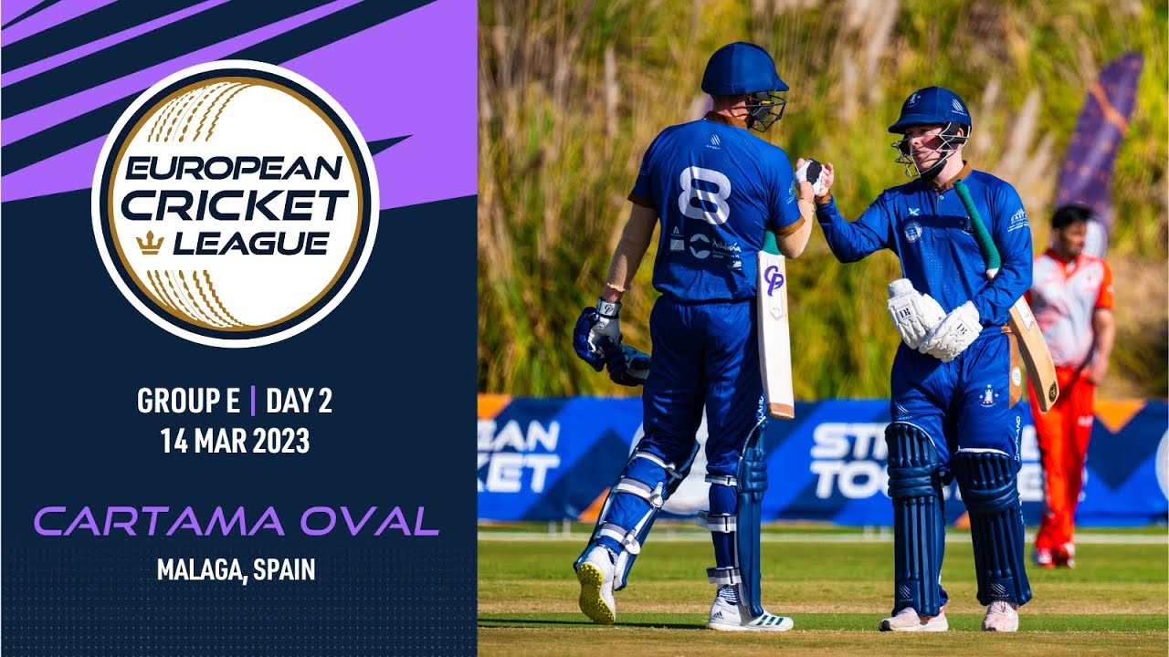 🔴 European Cricket League 2023 Group E, Day 2 Cartama Oval, Malaga, Spain T10 Live Cricket