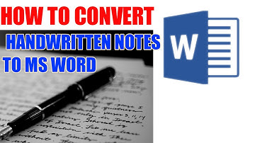 How To Convert Handwritten TEXT To Document | A Guide to converting Images to word Document.