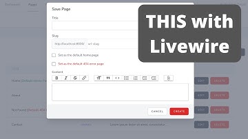 Livewire CRUD with Modals - Code Review