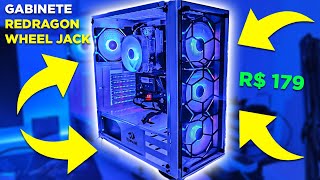 GABINETE REDRAGON WHEEL JACK WHITE! BONITO, ESPAÇOSO E BARATO!