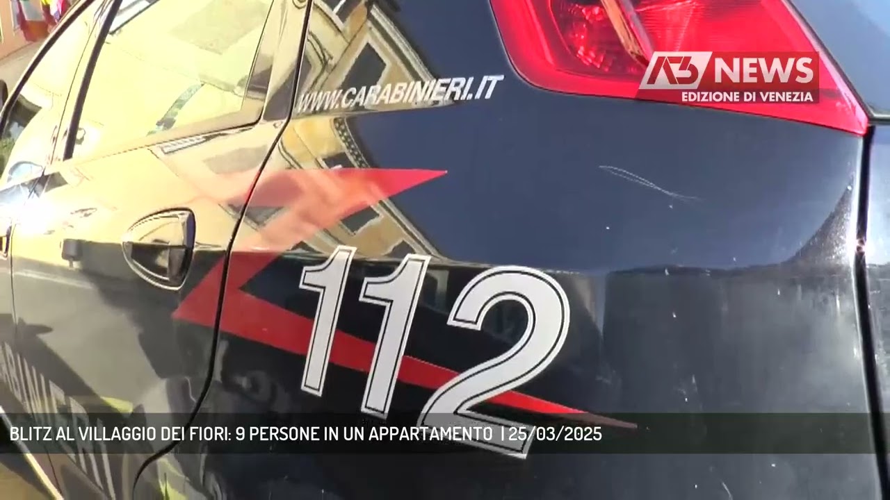 BLITZ AL VILLAGGIO DEI FIORI: 9 PERSONE IN UN APPARTAMENTO  | 25/03/2025