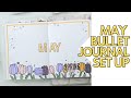 May BULLET JOURNAL SET UP | I have a THEME 😜 | Stamping in BUJO | Close to my heart Inks