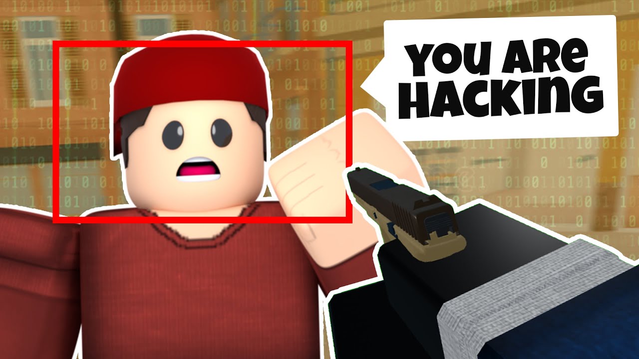 I HACKED IN ARSENAL? (ROBLOX) 