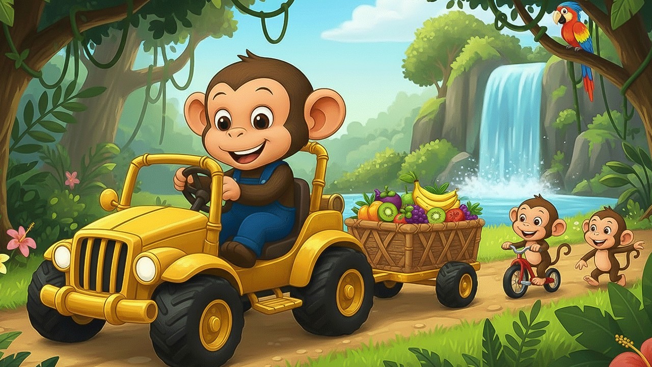 Monkey Farmer Fixes Tractor and Plows Beet Field - Farm Work | Funny Farm🐒