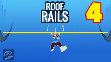 Roof Rails Max Level - Gameplay  (New IOS, Android Games)