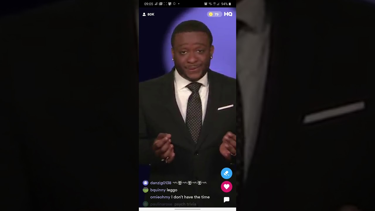 Back with another HQ Trivia (HQ Trivia)