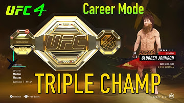 How I Won Belts In 3 Weight Classes || UFC 4 Career Mode