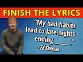 Can you Finish The Lyrics? - Ed Sheeran Hits Edition (2023) 🎵 | Music Quiz