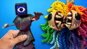 ➤ Making THE DOCTOR & YARNABY  from POPPY PLAYTIME CHAPTER 4 SAFE HAVEN out of polymer clay