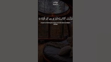 سورة النصر بصوت جميل جدا ❤💚 #القرآن_الكريم #المصحف