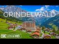 Grindelwald Switzerland 8K Emerald Valleys Wooden Chalets And Glacier Views Across Alpine Calm 