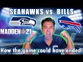 Seahawks vs.Bills: How it could have ended! MADDEN '21 simulation!