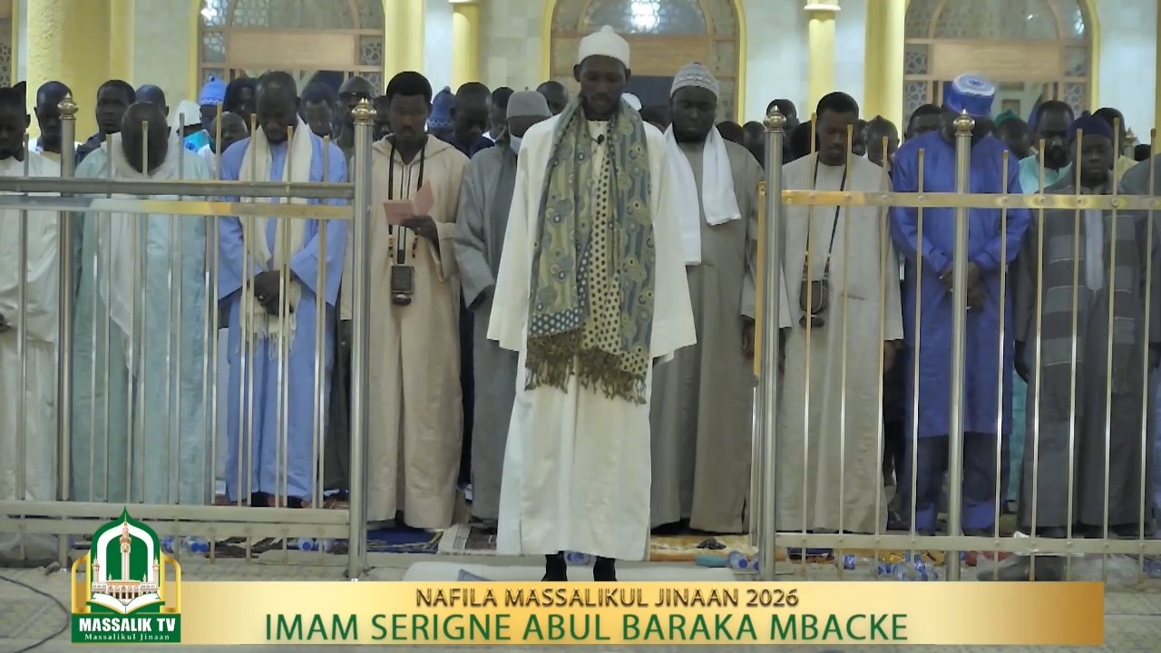 🔴LIVE Grande Mosquée de Massalikoul Jinnan Nafila Nuit 09 Ramadan 1447 / 2026