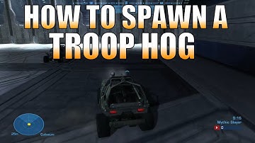 Halo: Reach Forge - How to Spawn a Troop Hog