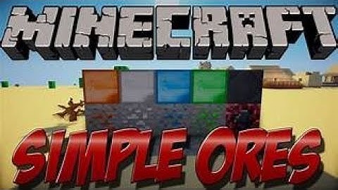 Simple ores mod-SHOWCASE