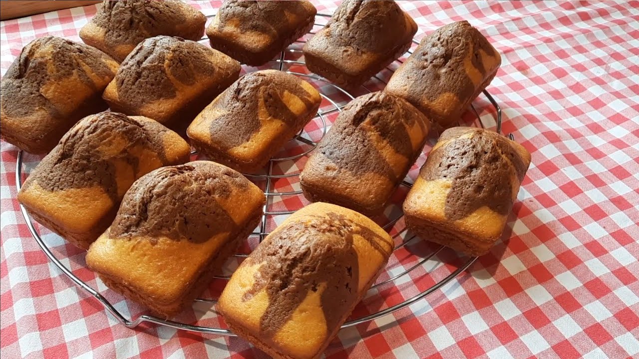 Mini-marbrés au chocolat ultra moelleux ! 😋💕