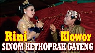 Lucu....Sinom Parijotho - Klowor ft. Rini Widyastuti