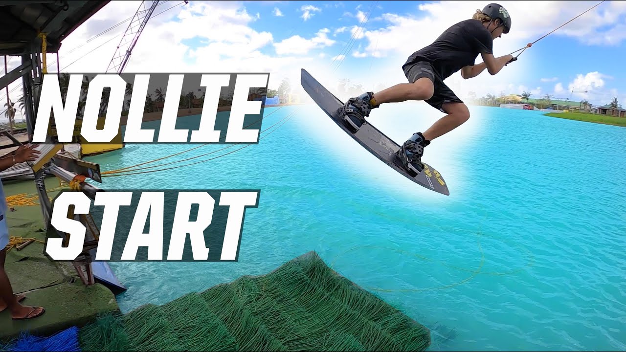 HOW TO NOLLIE DOCK START WAKEBOARDING YouTube