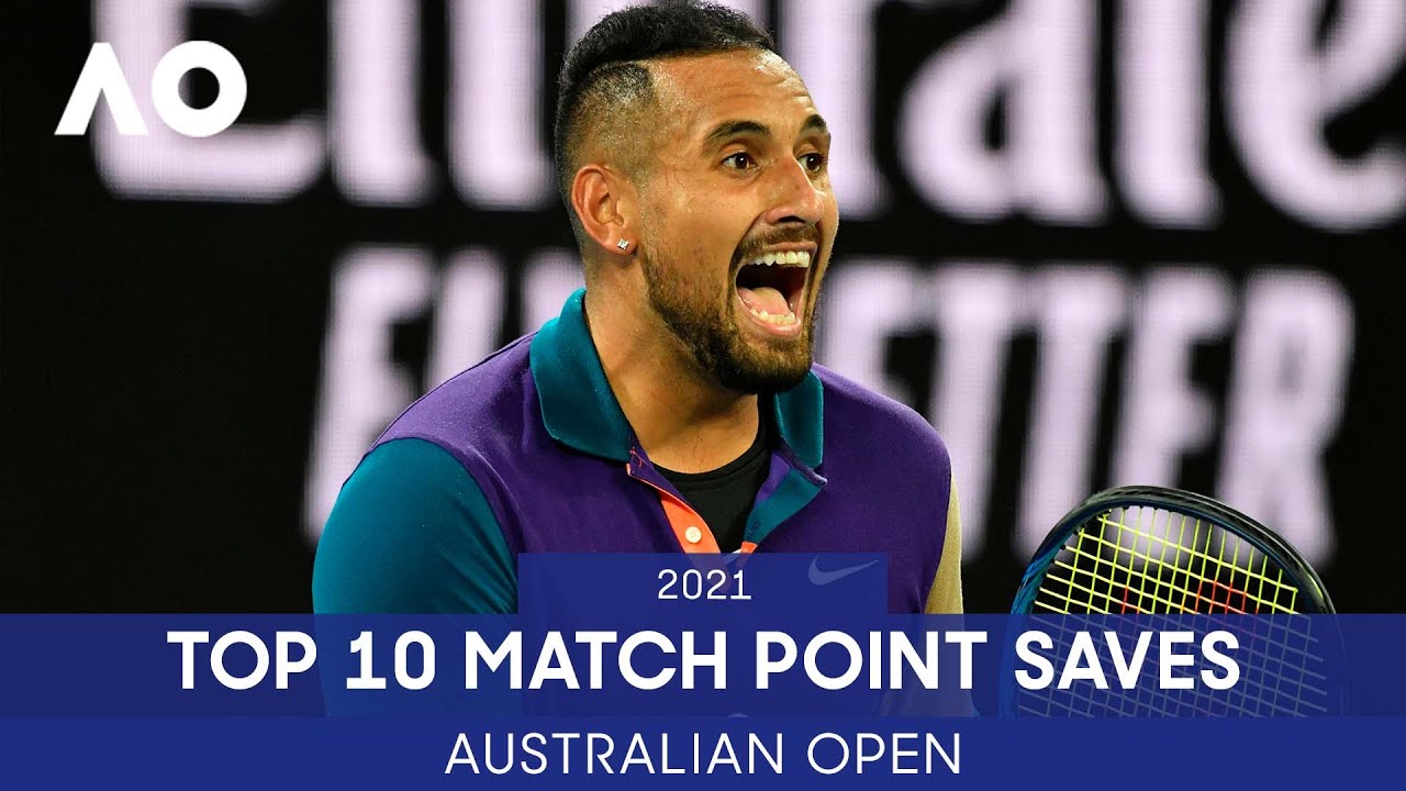 Top 10 Match Point Saves | Australian Open 2021 - Australian Open TV