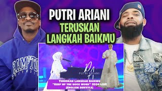 TRE-TV REACTS TO -  Putri Ariani - Teruskan Langkah Baikmu  LIVE @putriarianiofficial