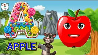 A for Apple 🍎🍏 | ABCD Alphabet Song | Phonics Song | A to Z | ABC Songs for Kids | Nursery Rhymes