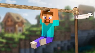 I ADDED ZIPLINES TO #minecraft  [Mythicmobs x Modelengine]