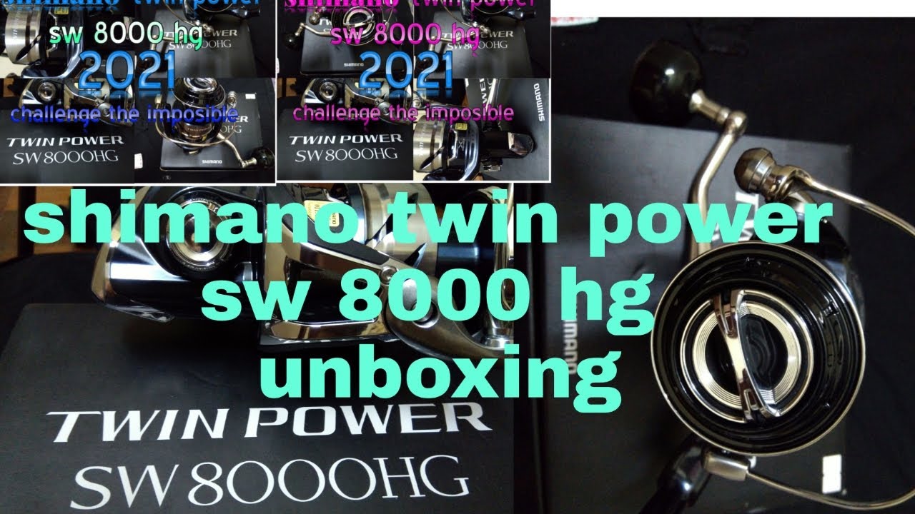 Shimano twin power sw 8000 hg 2021 #unboxing 