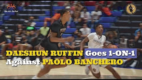 DAESHUN RUFFIN goes one on one against NO.1 Draft Pick Paolo Banchero