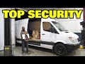 Installing a security system in our homeless assistants off grid camper van